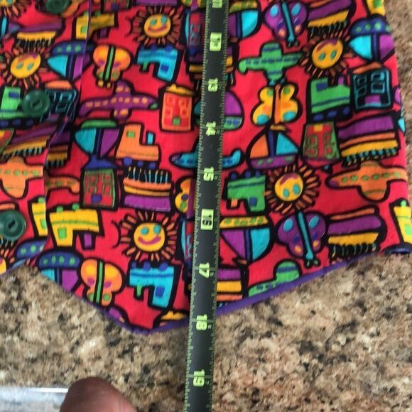 Vintage Children's Novelty‎ Vest and Hat Set Colorful Print - Picture 8 of 9